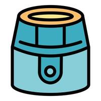 Modern electric humidifier diffusing air freshener icon vector