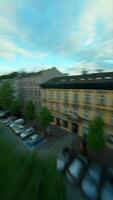 Agile flight around St. Joseph's Church and over Podgorski Square in Cracow video