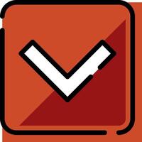 Check mark icon vector
