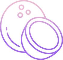 A bowling ball and a bowling pin icon vector