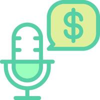 How to make money with a podcast vector
