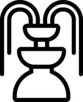 An icon of a vase with two handles vector