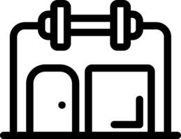 A black and white image of a calendar icon vector