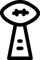 A black and white drawing of a football helmet vector