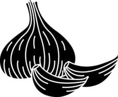Garlic clip art vector