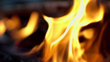 Abstract beautiful fire texture with flakes of spark video