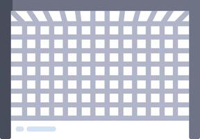 A square window with a square grid on it vector