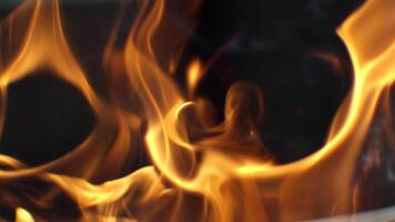 Abstract beautiful fire texture with flakes of spark video