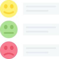A smiley face with different colors and emotions vector