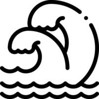 A black and white drawing of a wave vector