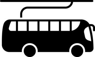 Bus icon on white background vector