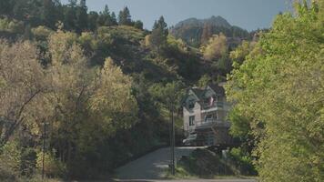 Ouray, Colorado, USA - October 3, 2024 - Old historic downtown features charming Victorian-era buildings, unique shops, and a variety of dining options Colorado USA video