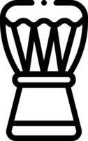 A drum icon on a white background vector