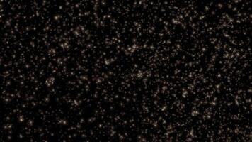 Loop white gold particles animation abstract background video