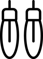 Two bulbs with a white background vector