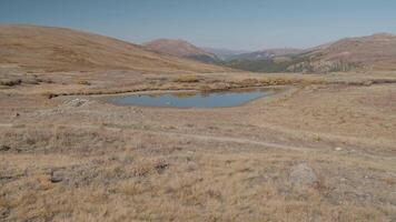 Independence Pass - Continental Divide is the summit of the Top of the Rockies National Scenic and Historic Byway and is located between Twin Lakes Village and Aspen Colorado USA video