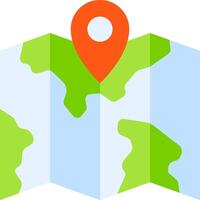 Map pin icon vector