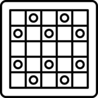A square with circles on it vector