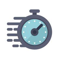 Stopwatch running time passing clock speed timer concept vector