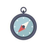 Simple compass pointing north icon showing direction vector