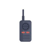 Portable radio transceiver transmitting information vector