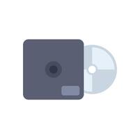 Floppy disk saving data storage icon showing diskette backup vector