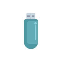 Usb flash drive showing concept of data storage vector
