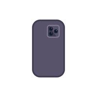 Modern smartphone showing rear view camera lenses vector