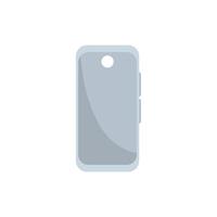 Smartphone with blank screen displaying nothing vector
