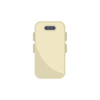 Back view of smartphone with four camera lenses showing vector