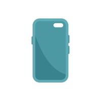 Back side of smartphone with buttons showing modern design vector