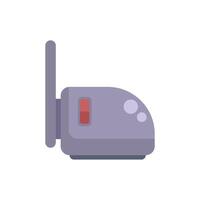 Modern router providing wireless internet connection vector