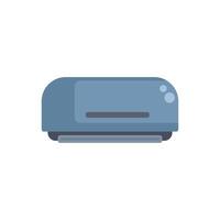 Split system air conditioner cooling device illustration vector