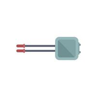 Electric fuse box connecting with wires for safety vector