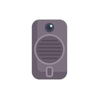 Modern intercom system with camera for home security vector