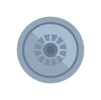 Modern security camera providing surveillance and protection vector