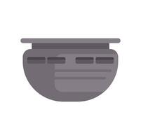 Gray smoke detector hanging on ceiling detecting fire vector