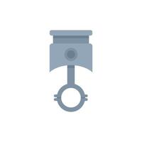 Piston engine part converting reciprocating motion into rotation vector