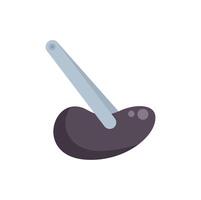 Gua sha tool scraping skin for facial massage vector
