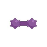 Purple dog toy with bumps for chewing and playing vector