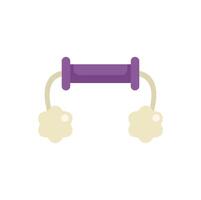 Expander arm exercising tool for hands and arms vector