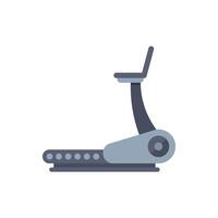 Treadmill icon showing running machine for exercise vector