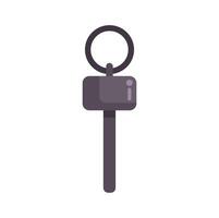 Selfie stick with ring holding smartphone for vlogging vector