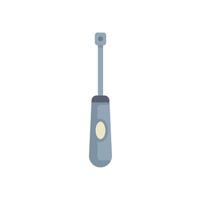 Kitchen lighter with piezo ignition generating a spark for cooking vector