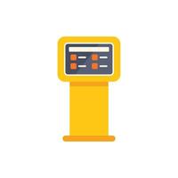 Parking meter showing time remaining on display vector