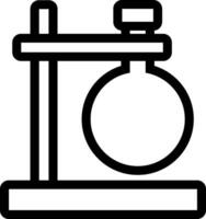 A black and white illustration of a laboratory vector