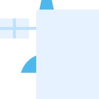 A blue and white space shuttle with a white background vector