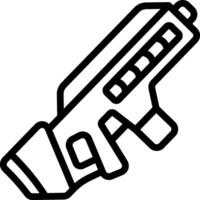 A gun icon on a white background vector