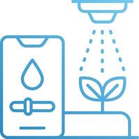 Watering system icon vector