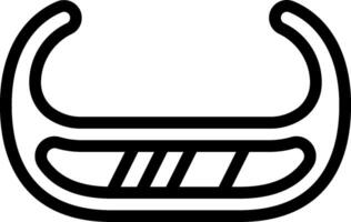 An image of a black and white drawing of a helmet vector
